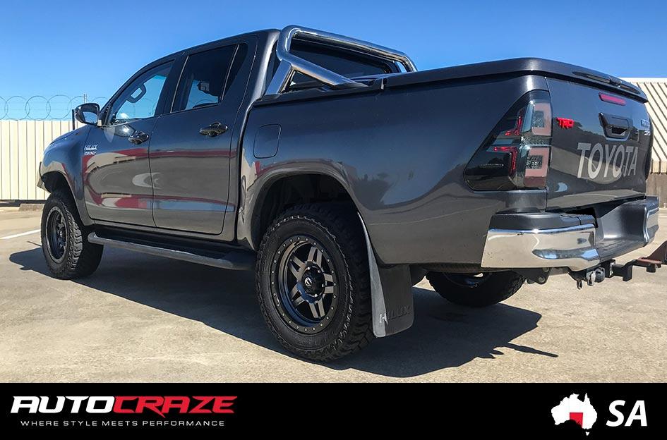 TOYOTA HILUX N80 4WD ANZA MATTE ANTHRACITE WITH BLACK RING